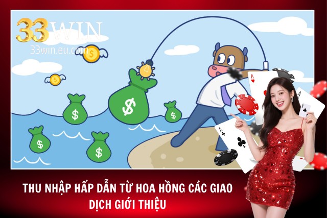 Chính Sách Đại Lý 33WIN: Bệ Phóng Hoàn Hảo Cho MMO Cơ hội thu nhập khủng từ hoa hồng giao dịch giới thiệu